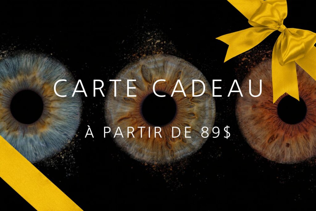 Photo iris carte cadeau